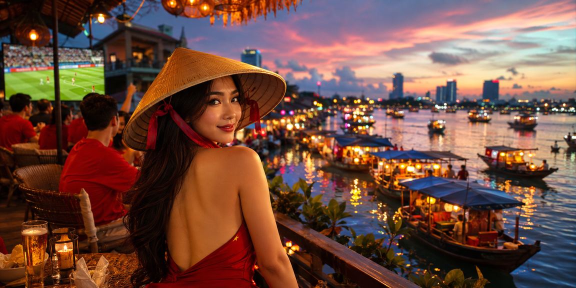Người hâm mộ bóng đá Hà Nội xem trận và theo dõi kèo cược
