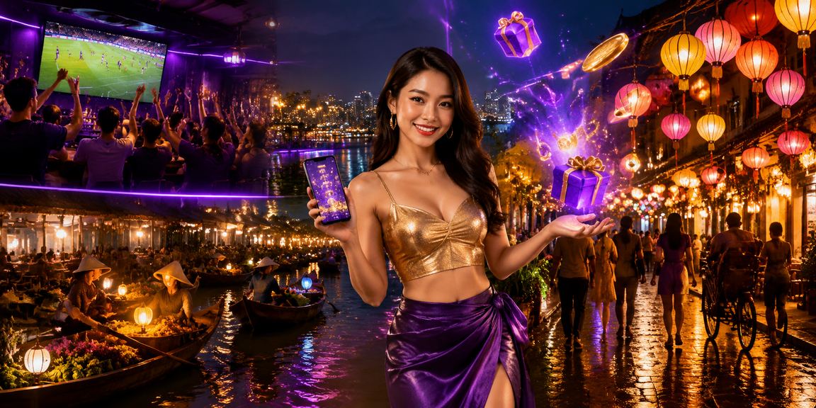 Không gian sảnh casino trực tiếp sôi động
